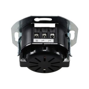 DELPHI LED Dimmer Weiß hochglänzend, 3–60W, Feineinstellung, 2-Draht Technik