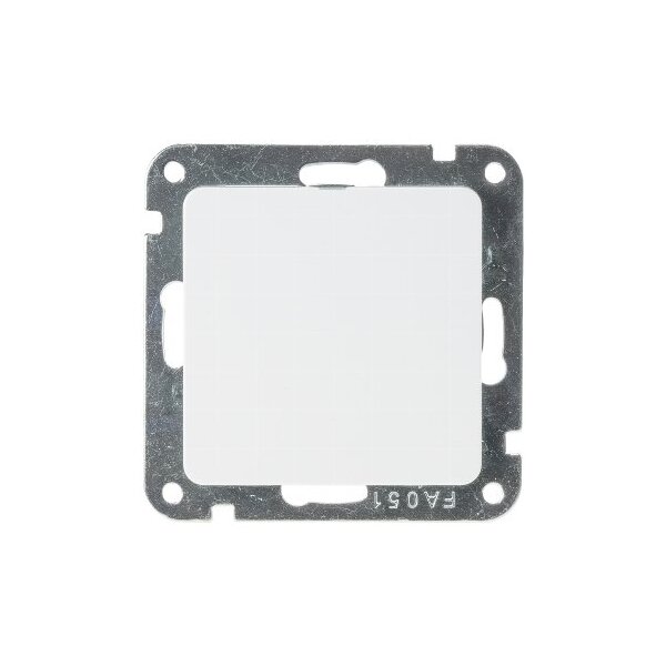 DELPHI Blende Blinddose Abdeckung für Mehrfach Rahmen, weiß