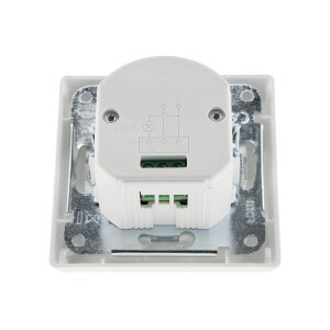 Delphi Bewegungsmelder 160° Unterputz Innen 3-Draht 7m Reichweite 230V UP-Melder Einsaztz 55x55mm Weiß