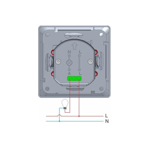 DELPHI Bewegungsmelder 160° weiß – LED-fähig, UP, 2-Draht