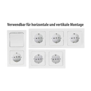 DELPHI Starter Kit 94 – Steckdosen, Schalter, TV & Netzwerkdosen im Komplettset