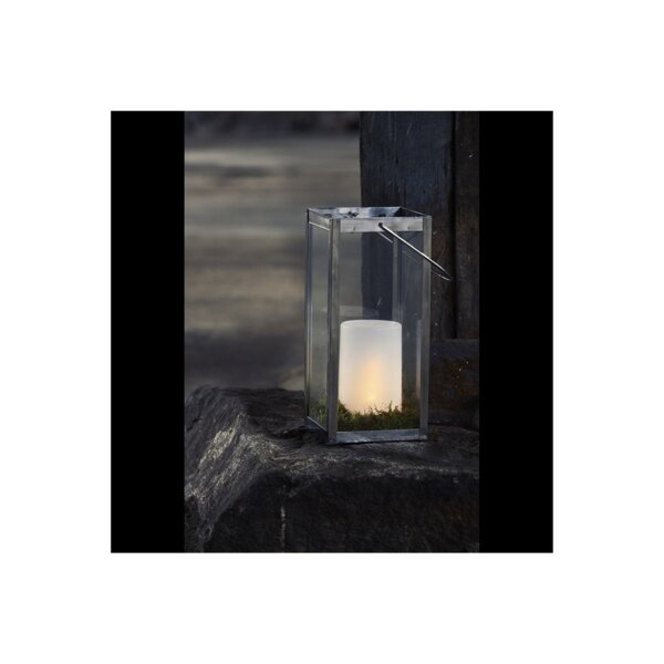 LED Stumpenkerze Flame Candle – flackernde LED Kerze mit Timer für Innen & Außen IP44