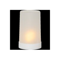 LED Stumpenkerze Flame Candle – flackernde LED Kerze mit Timer für Innen & Außen IP44