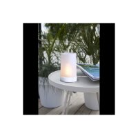 LED Stumpenkerze Flame Candle – flackernde LED Kerze mit Timer für Innen & Außen IP44