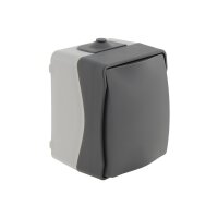 NUQUI Feuchtraum Wechselschalter – IP54, 10A, 250V, Aufputz, wetterfest