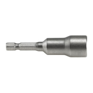 ChiliTec Steckschlüssel Bitsatz 10-teilig mit Magnet Halter I 10 Größen 6, 7, 8, 9, 10, 11, 12, 13, 14, 15mm I Starker Halt I Sechskant Bit I Chrom-Vanadium