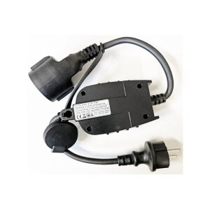 ChiliTec Steckdose mit Dämmerungssensor IP44 Aussen 230V Dämmerungsschalter Zwischenstecker mit Timer 2300Watt automatische Schaltung bei Dämmerung