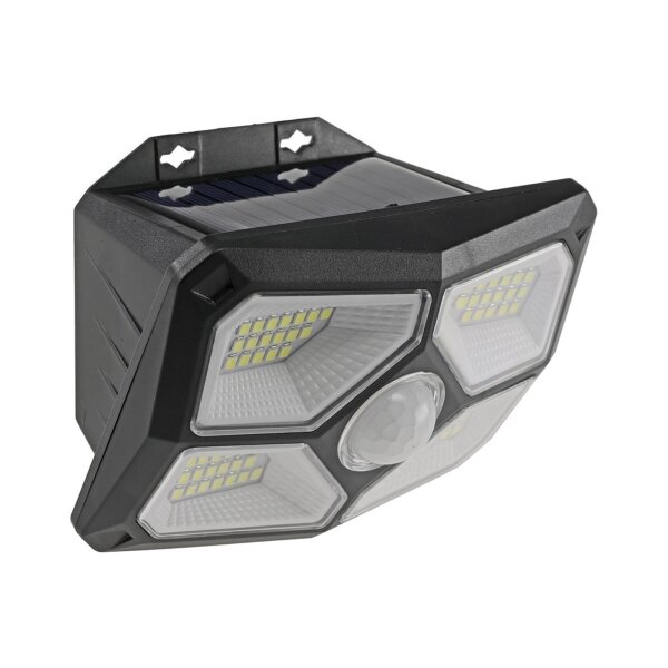 LED Solar Wandleuchte "SWL 722" PIR Bewegungsmelder, 72 LEDs, IP65