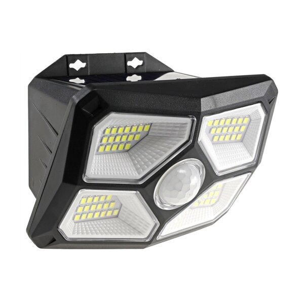 LED Solar Wandleuchte "SWL 722" PIR Bewegungsmelder, 72 LEDs, IP65