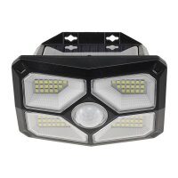 LED Solar Wandleuchte "SWL 722" PIR Bewegungsmelder, 72 LEDs, IP65