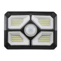 LED Solar Wandleuchte "SWL 722" PIR Bewegungsmelder, 72 LEDs, IP65