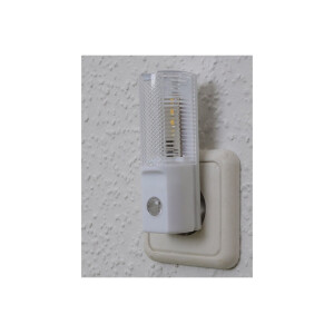 ChiliTec LED Nachtlicht Orientierungslicht mit Tag Nacht Sensor I Steckdose 230V I Schaltet bei Dunkelheit I 1 Stück I 1 Watt Licht Warmweiß