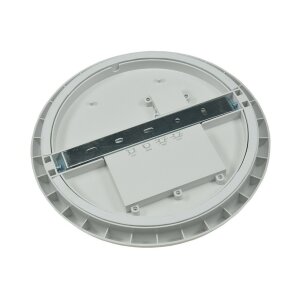 ChiliTec LED Deckenlampe mit 360° HF Bewegungsmelder 22W IP54 Ø30cm 40mm Flache Deckenleuchte mit Präsenzmelder 1-8m Reichweite Tageslichtsensor Matte Abdeckung