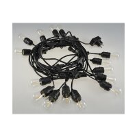 Biergarten-Lichterkette 14?m – 15x E27 Filament, warmweiß, IP65