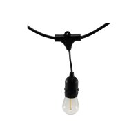 Biergarten-Lichterkette 14?m – 15x E27 Filament, warmweiß, IP65