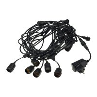 Biergarten-Lichterkette 14?m – 15x E27 Filament, warmweiß, IP65
