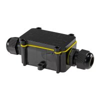 Kabelverbinderbox IP68 – 2 Anschlüsse für Erdkabel Ø 6–11mm, wasserdicht