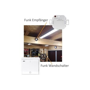 Chilitec Pilota Casa Funk-Komplettset – Smarte Lichtsteuerung, 433,92 MHz, Timer, bis 70 m Reichweite