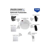 Chilitec Pilota Casa Funk-Komplettset – Smarte Lichtsteuerung, 433,92 MHz, Timer, bis 70 m Reichweite