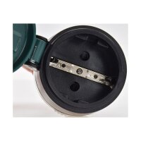 ChiliTec Funk Steckdose Pilota Casa Pro mit Deckel IP44 230V 2000W 30m Reichweite I Für Innen und Aussen Bereich I Schwarz