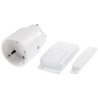 ChiliTec Funk Abluft-Steuerung Set mit Magnet Kontaktschalter Dunstabzug Küche Kamin Ofen 230V Universal bis 2000Watt Weiß