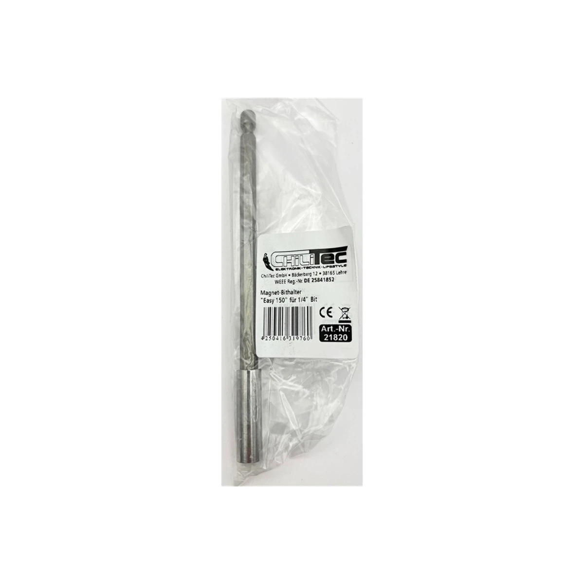 Universal Bithalter 15cm mit Magnet I Bitaufnahme Adapter...