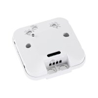 ChiliTec Decken-Bewegungsmelder Aufputz 360° I HF Technik I 8m Reichweite | LED geeignet 2-800Watt | 27mm flach I Weiß