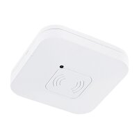 ChiliTec Decken-Bewegungsmelder Aufputz 360° I HF Technik I 8m Reichweite | LED geeignet 2-800Watt | 27mm flach I Weiß