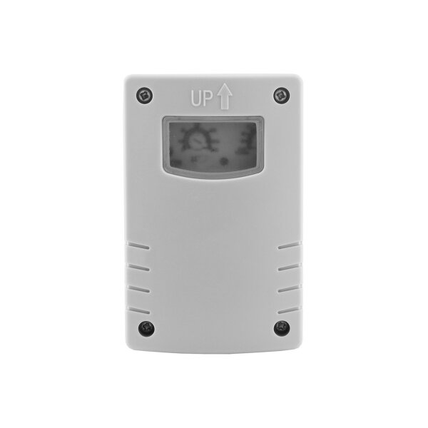 ChiliTec Dämmerungsschalter Aussen IP54 Wetterfest 230V Schaltzeit Einstellbar 70x108x40mm