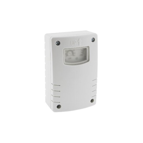 ChiliTec Dämmerungsschalter Aussen IP54 Wetterfest 230V Schaltzeit Einstellbar 70x108x40mm