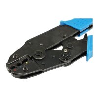 Crimpzange 0,5–6 mm² – Ratschenmechanik, ergonomisch, präzises Vercrimpen