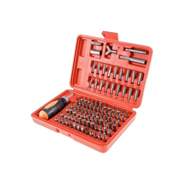ChiliTec Bitsatz Multi Box 101" 100 Bits & Ratschen-Dreher