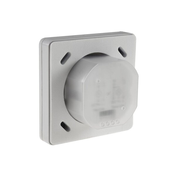 ChiliTec Bewegungsmelder IP65 190° Unterputz Silikon Dichtung Innen & Aussen 9m Reichweite 230V I 2 & 3 Draht Anschlus Ersetzt einen Lichtschalter Weiß