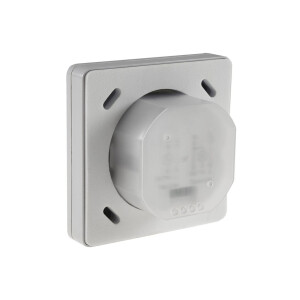 ChiliTec Bewegungsmelder IP65 190° Unterputz Silikon Dichtung Innen & Aussen 9m Reichweite 230V I 2 & 3 Draht Anschlus Ersetzt einen Lichtschalter Weiß