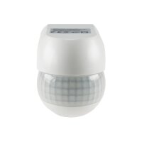 Aufputz Bewegungsmelder „CBM-Slim weiss“ | 180° | 12 m Reichweite | LED geeignet | IP44