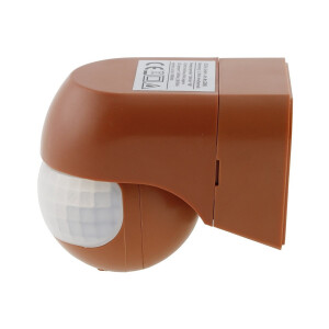 Aufputz Bewegungsmelder CBM-Slim ziegelrot | 180° | 12 m | LED ab 1 W | IP44