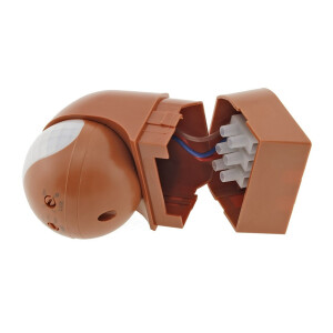 Aufputz Bewegungsmelder CBM-Slim ziegelrot | 180° | 12 m | LED ab 1 W | IP44
