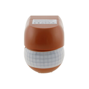 Aufputz Bewegungsmelder CBM-Slim ziegelrot | 180° | 12 m | LED ab 1 W | IP44