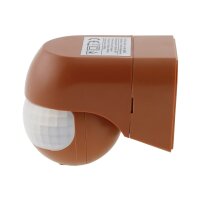 Aufputz Bewegungsmelder CBM-Slim ziegelrot | 180° | 12 m | LED ab 1 W | IP44