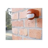 Aufputz Bewegungsmelder CBM-Slim ziegelrot | 180° | 12 m | LED ab 1 W | IP44