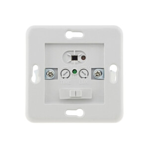 ChiliTec Bewegungsmelder 160° Erfassung Unterputz Einbau 9m Reichweite LED Geeignet 3-Draht Infrarot Sensor UP Montage I Parallel-Schaltung I Weiß
