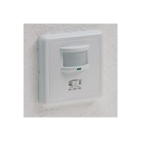 ChiliTec Bewegungsmelder 160° Erfassung Unterputz Einbau 9m Reichweite LED Geeignet 3-Draht Infrarot Sensor UP Montage I Parallel-Schaltung I Weiß