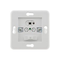 ChiliTec Bewegungsmelder 160° Erfassung Unterputz Einbau 9m Reichweite LED Geeignet 3-Draht Infrarot Sensor UP Montage I Parallel-Schaltung I Weiß