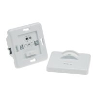 ChiliTec Bewegungsmelder 160° Erfassung Unterputz Einbau 9m Reichweite LED Geeignet 3-Draht Infrarot Sensor UP Montage I Parallel-Schaltung I Weiß