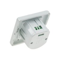 ChiliTec Bewegungsmelder 160° Erfassung Unterputz Einbau 9m Reichweite LED Geeignet 3-Draht Infrarot Sensor UP Montage I Parallel-Schaltung I Weiß