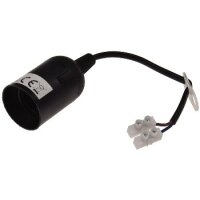 ChiliTec Baufassung Renovierfassung E27 mit 15cm Kabel und Zugentlastung I Renovierungsarbeiten Malerarbeiten