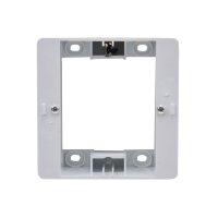 ChiliTec Aufputz-Rahmen für Unterputzdosen Aufputz Gehäuse Aufputz Unterputzdose Steckdosen Gehäuse 80x80mm Weiß