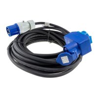 CEE Verlängerungskabel 15?m – H07RN-F 3G2,5, IP44, mit Winkelkupplung