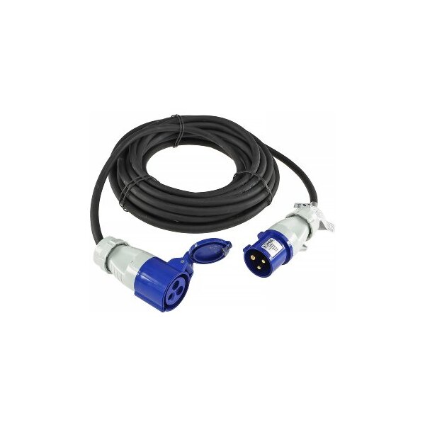 CEE Verlängerungskabel 10Meter IP44 Stecker Kupplung mit Schutzdeckel 230V I H07RNF 3G2,5