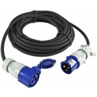 CEE Verlängerungskabel 10Meter IP44 Stecker Kupplung mit Schutzdeckel 230V I H07RNF 3G2,5
